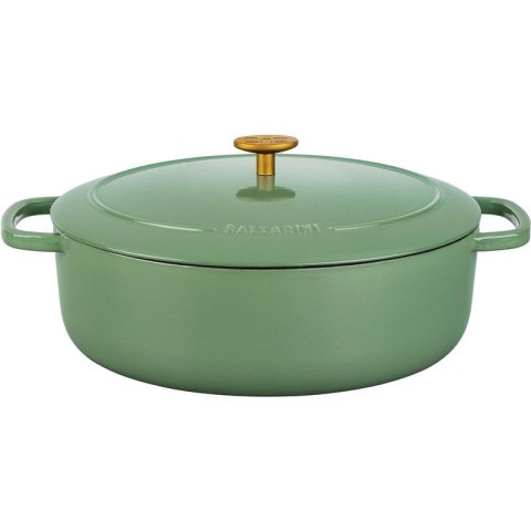 Garnek żeliwny owalny BALLARINI BELLAMONTE 75003-574-0 - 5,5 ltr zielony Garnek żeliwny owalny BALLARINI BELLAMONTE 75003-574-0 - 5,5 ltr zielony