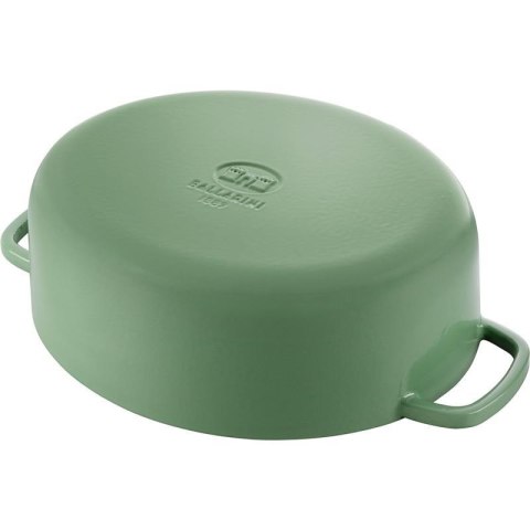 Garnek żeliwny owalny BALLARINI BELLAMONTE 75003-574-0 - 5,5 ltr zielony Garnek żeliwny owalny BALLARINI BELLAMONTE 75003-574-0 - 5,5 ltr zielony