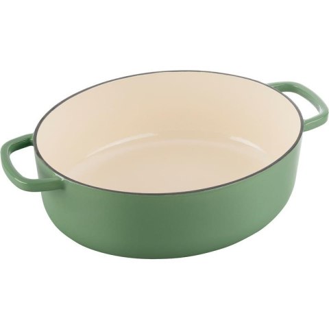 Garnek żeliwny owalny BALLARINI BELLAMONTE 75003-574-0 - 5,5 ltr zielony Garnek żeliwny owalny BALLARINI BELLAMONTE 75003-574-0 - 5,5 ltr zielony