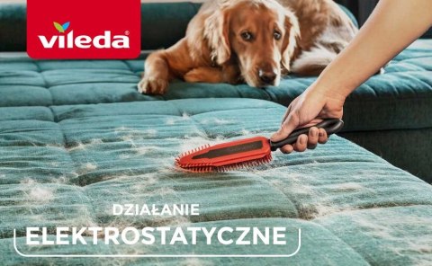 Szczotka elektrostatyczna do sierści i włosów Vileda PET PRO Szczotka elektrostatyczna do sierści i włosów Vileda PET PRO