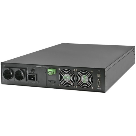 QOLTEC ZASILACZ AWARYJNY DO RACK 3KVA | 3000W | POWER FACTOR 1.0 | LCD | EPO | USB | ON-LINE QOLTEC ZASILACZ AWARYJNY DO RACK 3KVA | 3000W | POWER FACTOR 1.0 | LCD | EPO | USB | ON-LINE