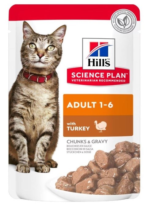 HILL'S SP Feline Adult Turkey 85g dla kota HILL'S SP Feline Adult Turkey 85g dla kota