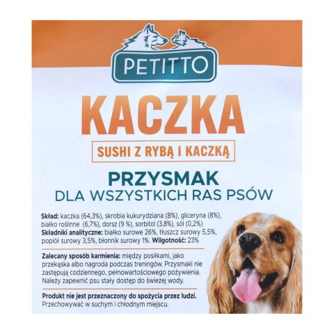 PETITTO Sushi z rybą i kaczką 500G PETITTO Sushi z rybą i kaczką 500G