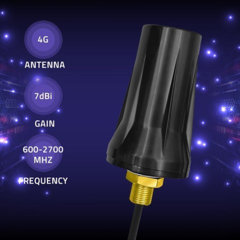 QOLTEC ANTENA 4G LTE DUAL | 7DBI | DOOKÓLNA | ZEWNĘTRZNA QOLTEC ANTENA 4G LTE DUAL | 7DBI | DOOKÓLNA | ZEWNĘTRZNA