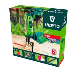 Wiertarka udarowa 500W, uchwyt kluczykowy 13 mm, obroty 0-3000 min?1 Verto