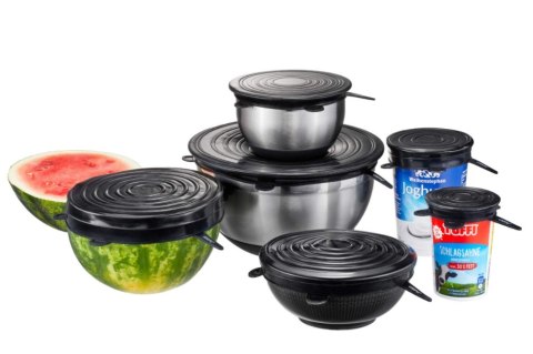 Zestaw 6 pokryw silikonowych FLEXIFRESH Zestaw 6 pokryw silikonowych FLEXIFRESH