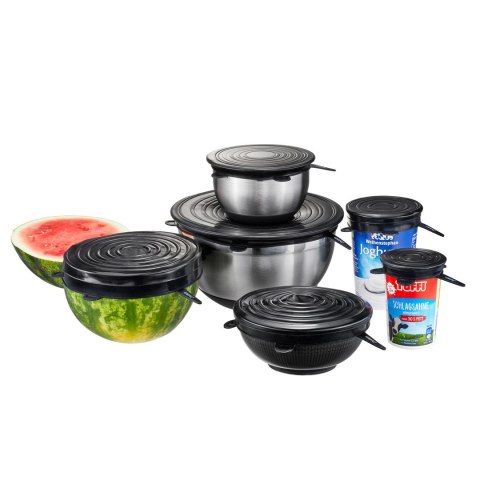 Zestaw 6 pokryw silikonowych FLEXIFRESH Zestaw 6 pokryw silikonowych FLEXIFRESH