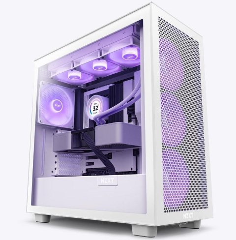 CASE MIDITOWER ATX W/O PSU/WHITE H7 FLOW RGB NZXT CASE MIDITOWER ATX W/O PSU/WHITE H7 FLOW RGB NZXT