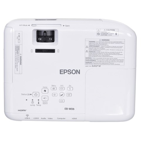 Epson Projektor EB-W06 3LCD/WXGA/3700AL/16k:1/HDMI V11H973040 Epson Projektor EB-W06 3LCD/WXGA/3700AL/16k:1/HDMI V11H973040