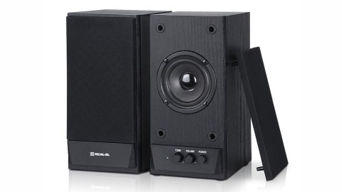 Głośniki komputerowe 2.0 REAL-EL S-219, black Głośniki komputerowe 2.0 REAL-EL S-219, black