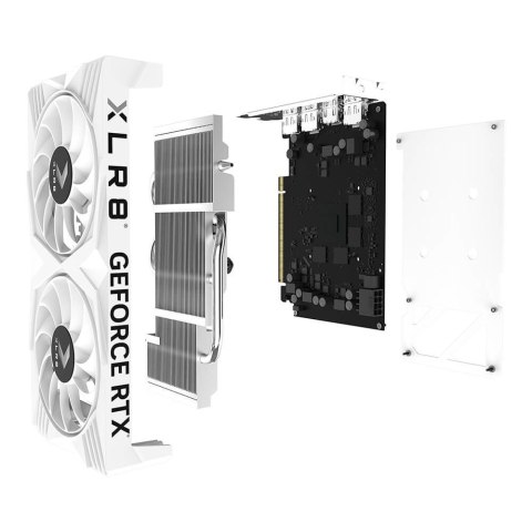 Karta graf. PNY GEF. RTX 4060 8GB XLR8 G. WHITE E. Karta graf. PNY GEF. RTX 4060 8GB XLR8 G. WHITE E.