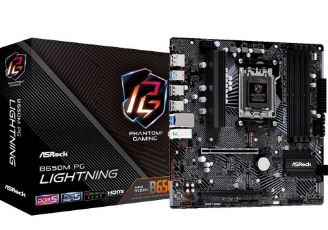 Płyta główna Asrock B650M PG LIGHTNING Płyta główna Asrock B650M PG LIGHTNING