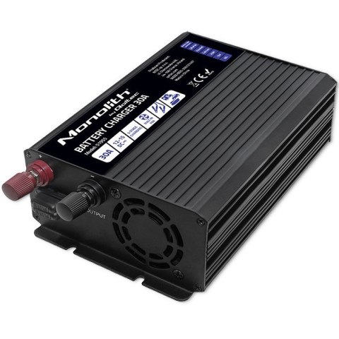 QOLTEC ŁADOWARKA DO AKUMULATORÓW LIFEPO4 AGM GEL SLA | 30A | 12V QOLTEC ŁADOWARKA DO AKUMULATORÓW LIFEPO4 AGM GEL SLA | 30A | 12V