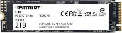 SSD M.2 2280 2TB P300P2TBM28 PATRIOT SSD M.2 2280 2TB P300P2TBM28 PATRIOT