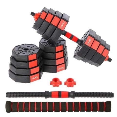 Sztangielka kompozytowa HMS SGK30 30kg + sztanga Sztangielka kompozytowa HMS SGK30 30kg + sztanga