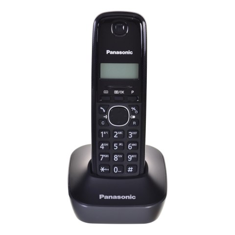 Telefon bezprzewodowy Panasonic KX-TG 1611 PDH Czarny Telefon bezprzewodowy Panasonic KX-TG 1611 PDH Czarny