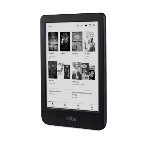 Ebook Kobo Clara BW 6" E-Ink Carta 1300 HD 16GB WI-FI Black Ebook Kobo Clara BW 6" E-Ink Carta 1300 HD 16GB WI-FI Black
