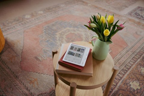 Ebook Kobo Libra Colour 7" E-Ink Kaleido 3 32GB WI-FI White Ebook Kobo Libra Colour 7" E-Ink Kaleido 3 32GB WI-FI White
