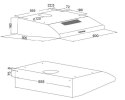 Okap podszafkowy AKPO WK-7 P 3060 BIAŁY (600mm; kolor biały) (WYPRZEDAŻ)