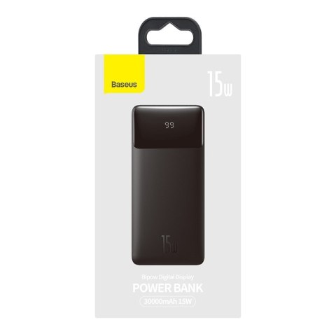 Powerbank Baseus Bipow Digital Display PPBD050201 30000mAh 15W PD 3A 2x USB-A 1x USB-C Powerbank Baseus Bipow Digital Display PPBD050201 30000mAh 15W PD 3A 2x USB-A 1x USB-C