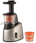 TEFAL | Wyciskarka wolnoobrotowa | ZC255B38 | Typ: Elektryczny | Srebrny/czarny | 200 W | Bardzo duży wkład owocowy | Liczba prę