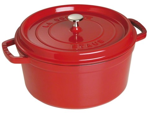 Garnek żeliwny okrągły Staub - Czerwony, 8.35 ltr