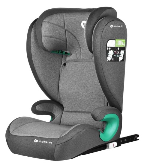 Kinderkraft Fotel Jr Fix2 i-Size 1-1,5m Rocket Grey Kinderkraft Fotel Jr Fix2 i-Size 1-1,5m Rocket Grey