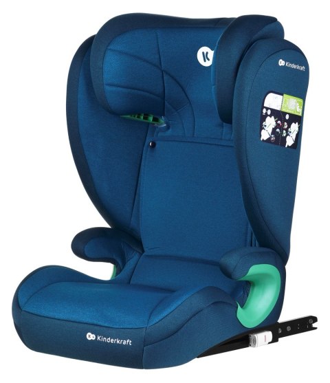 Kinderkraft Fotel Junior Fix 2 i-Size 100-150cm Harbor Blue Kinderkraft Fotel Junior Fix 2 i-Size 100-150cm Harbor Blue