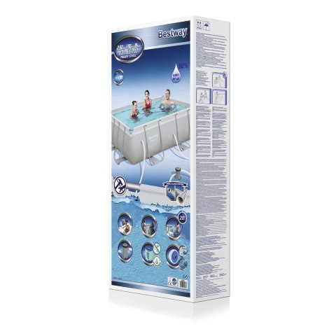PROMO Basen stelażowy 282x196x84cm 56629 BESTWAY PROMO Basen stelażowy 282x196x84cm 56629 BESTWAY