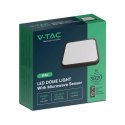 Plafon V-TAC 36W LED Kwadrat 42x42cm Natynkowy Pilot Czujnik Ruchu IP44 Czarny VT-8630S 4000K 3820lm