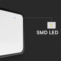 Plafon V-TAC 36W LED Kwadrat 42x42cm Natynkowy Pilot Czujnik Ruchu IP44 Czarny VT-8630S 4000K 3820lm