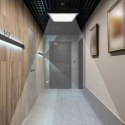 Plafon V-TAC 36W LED Kwadrat 42x42cm Natynkowy Pilot Czujnik Ruchu IP44 Czarny VT-8630S 4000K 3820lm