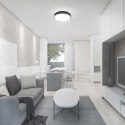 Plafon V-TAC 36W LED Okrągły 42cm Natynkowy IP44 Czarny VT-8630B 4000K 3820lm