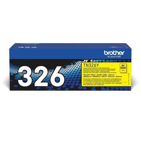 TN-326Y TONER CARTRIDGE YELLOW/F/ HL-L8250CDN 3500PGS TN-326Y TONER CARTRIDGE YELLOW/F/ HL-L8250CDN 3500PGS