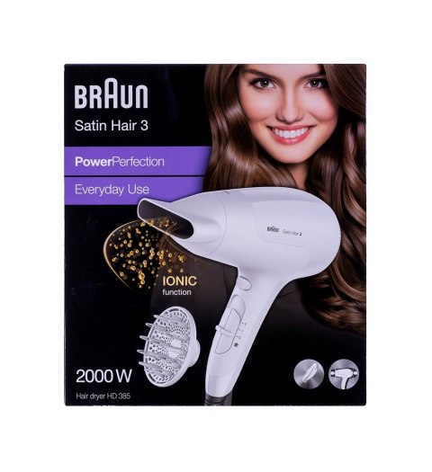 Suszarka do włosów BRAUN BRHD385E Suszarka do włosów BRAUN BRHD385E