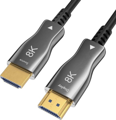 CLAROC KABEL HDMI OPTYCZNY AOC, 2.1, 8K, 10 M CLAROC KABEL HDMI OPTYCZNY AOC, 2.1, 8K, 10 M