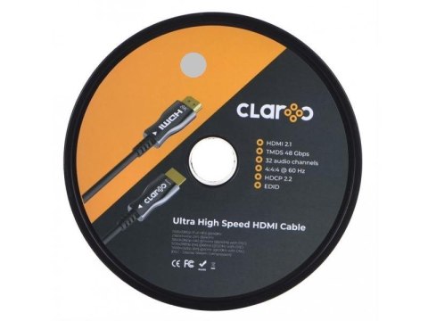 CLAROC KABEL HDMI OPTYCZNY AOC, 2.1, 8K, 10 M CLAROC KABEL HDMI OPTYCZNY AOC, 2.1, 8K, 10 M