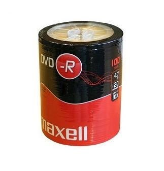 MAXELL DVD-R 4,7GB 100 szt. w opakowaniu SHRINK. Prędkość zapisu 16X, 120 min. Przeznaczenie nagrywanie Multimediów. MAXELL DVD-R 4,7GB 100 szt. w opakowaniu SHRINK. Prędkość zapisu 16X, 120 min. Przeznaczenie nagrywanie Multimediów.