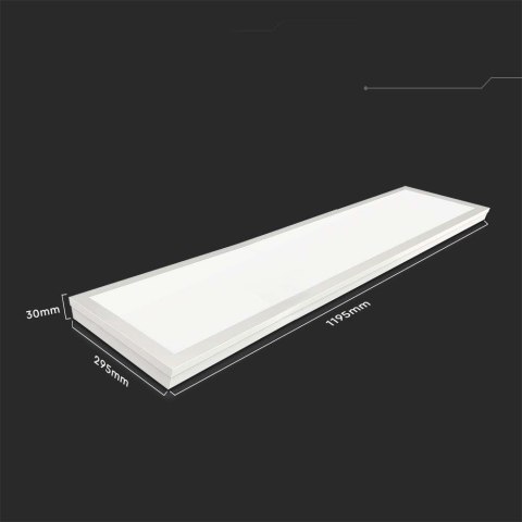 Panel LED V-TAC 40W 1200x300 3w1 uniwersalny natynkowy/podtynkowy VT-6147 4000K 4400lm Panel LED V-TAC 40W 1200x300 3w1 uniwersalny natynkowy/podtynkowy VT-6147 4000K 4400lm