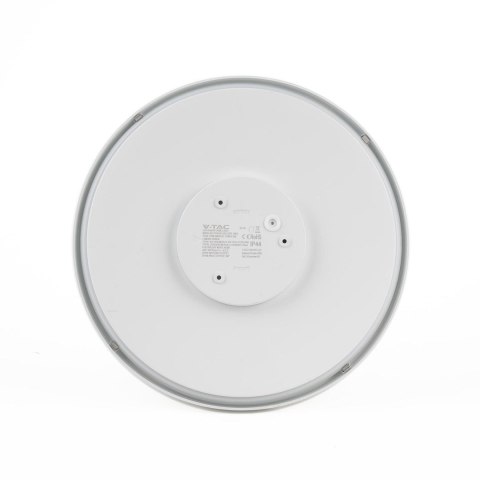 Plafon V-TAC 24W LED Okrągły 29cm Natynkowy Pilot Czujnik Ruchu IP44 Biały VT-8624S 3000K 2500lm Plafon V-TAC 24W LED Okrągły 29cm Natynkowy Pilot Czujnik Ruchu IP44 Biały VT-8624S 3000K 2500lm
