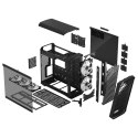 Projektowanie fraktalne | Torrent Czarny odcień światła RGB TG | FD-C-TOR1A-04 | Czarny | Zasilacz w zestawie | Format ATX