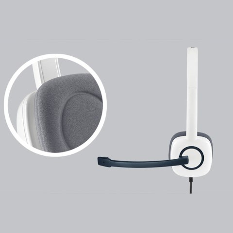 Słuchawki Logitech 981-000350 (kolor biały) Słuchawki Logitech 981-000350 (kolor biały)