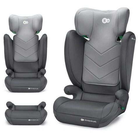 Kinderkraft fotelik samochodowy I-SPARK i-Size 100-150cm szary Kinderkraft fotelik samochodowy I-SPARK i-Size 100-150cm szary