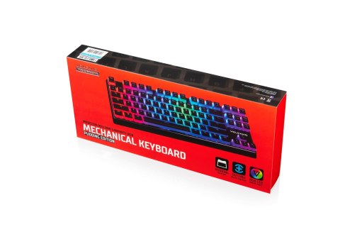 MODECOM VOLCANO LANPARTY PRZEWODOWA KLAWIATURA MECHANICZNA RGB (NIEBIESKI PRZEŁĄCZNIK OUTEMU) PUDDING EDITION, CZARNA MODECOM VOLCANO LANPARTY PRZEWODOWA KLAWIATURA MECHANICZNA RGB (NIEBIESKI PRZEŁĄCZNIK OUTEMU) PUDDING EDITION, CZARNA
