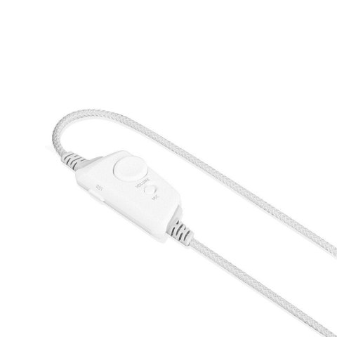 MODECOM VOLCANO MC-899 PROMETHEUS BIAŁE SŁUCHAWKI NAGŁOWNE Z MIKROFONEM MODECOM VOLCANO MC-899 PROMETHEUS BIAŁE SŁUCHAWKI NAGŁOWNE Z MIKROFONEM