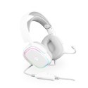 MODECOM VOLCANO MC-899 PROMETHEUS BIAŁE SŁUCHAWKI NAGŁOWNE Z MIKROFONEM