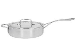 Patelnia sauté z 2 uchwytami i pokrywką Demeyere 5-Plus - 24 cm