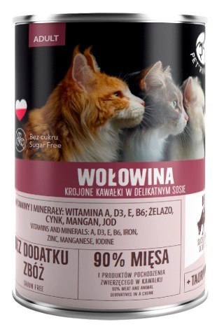 PetRepublic dla kota (adult) z wołowiną 400 g PetRepublic dla kota (adult) z wołowiną 400 g