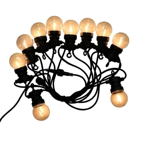 Girlanda Ogrodowa V-TAC (sznur) 5W LED 5 metrów 10 żarówek 0,5W Filament VT-71510 3000K 550lm Girlanda Ogrodowa V-TAC (sznur) 5W LED 5 metrów 10 żarówek 0,5W Filament VT-71510 3000K 550lm