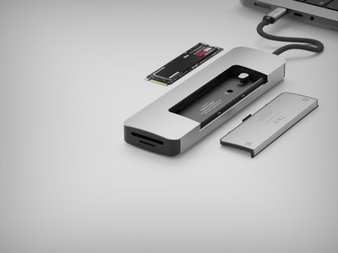 LINQ HUB USB-C 9IN1 SSD PRO MULTIPORT (HDMI, USB-C, RJ45, 2XUSB-A, USB-C PD100W DO ZASILANIA, SLOT MICROSD/TF/SD, NVME M.2) LINQ HUB USB-C 9IN1 SSD PRO MULTIPORT (HDMI, USB-C, RJ45, 2XUSB-A, USB-C PD100W DO ZASILANIA, SLOT MICROSD/TF/SD, NVME M.2)